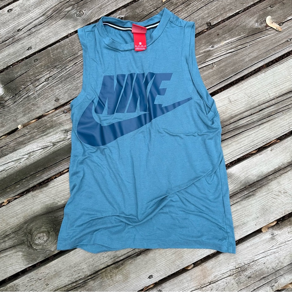 Nike Muscle Blue Tank!